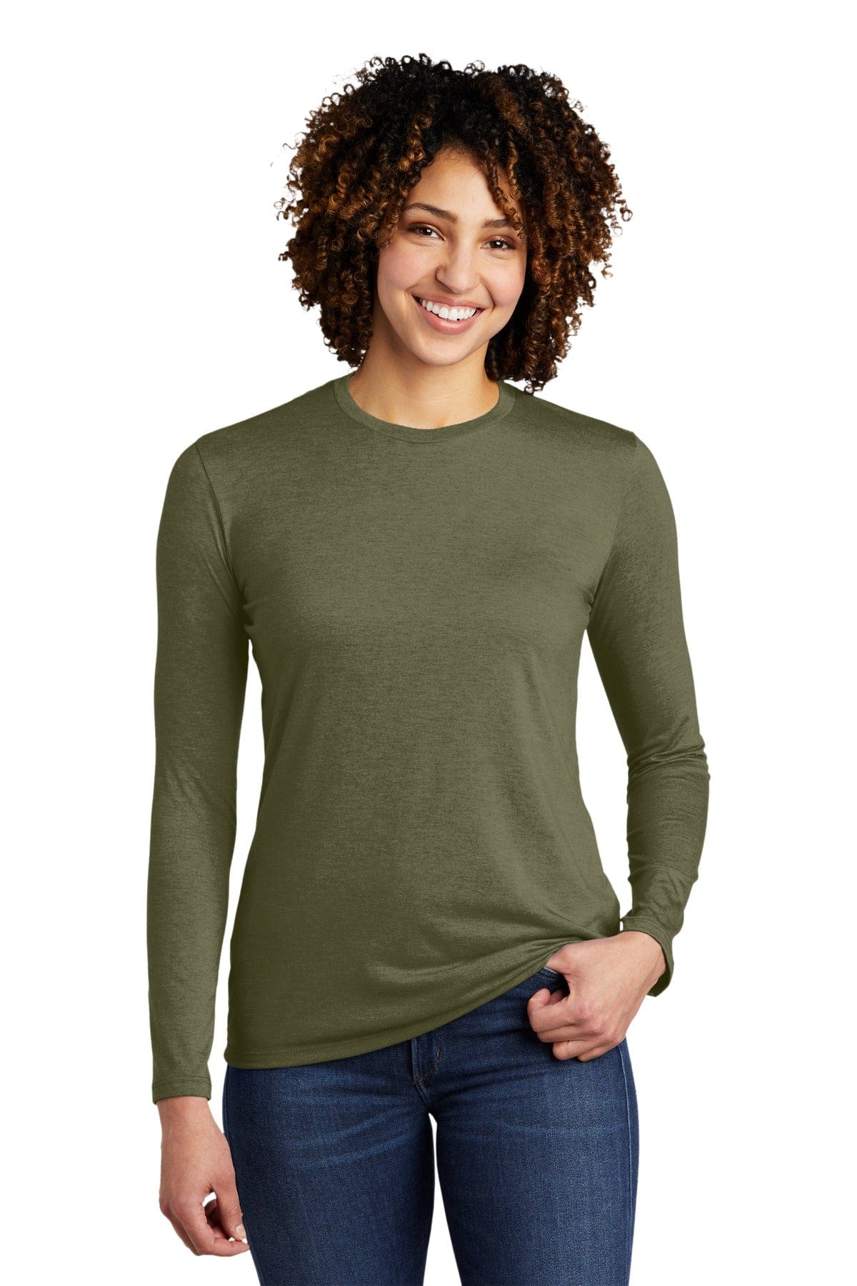 Allmade Women's Tri-Blend Long Sleeve Tee AL6008 in 