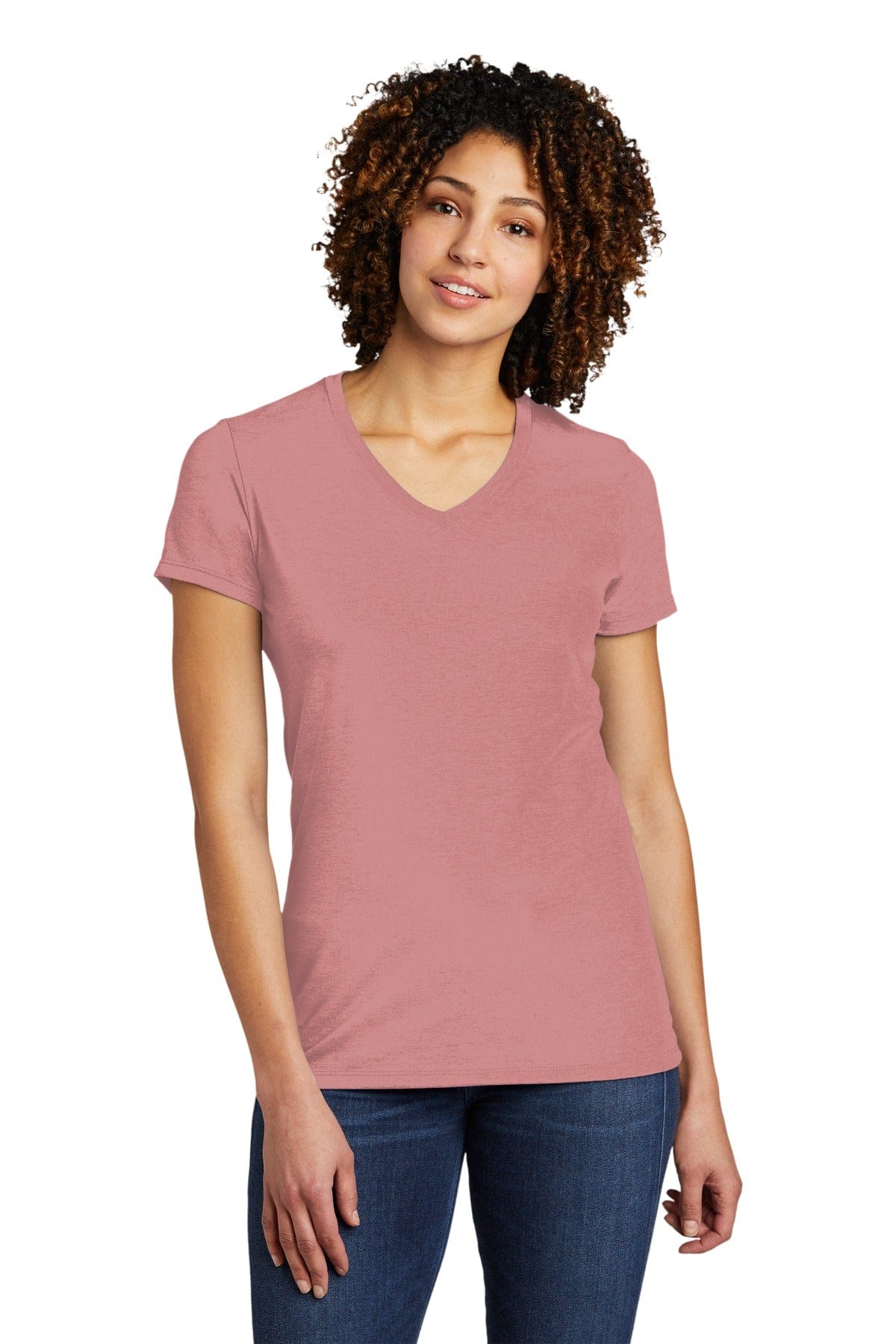 Allmade Women's Tri-Blend V-Neck Tee AL2018 in 