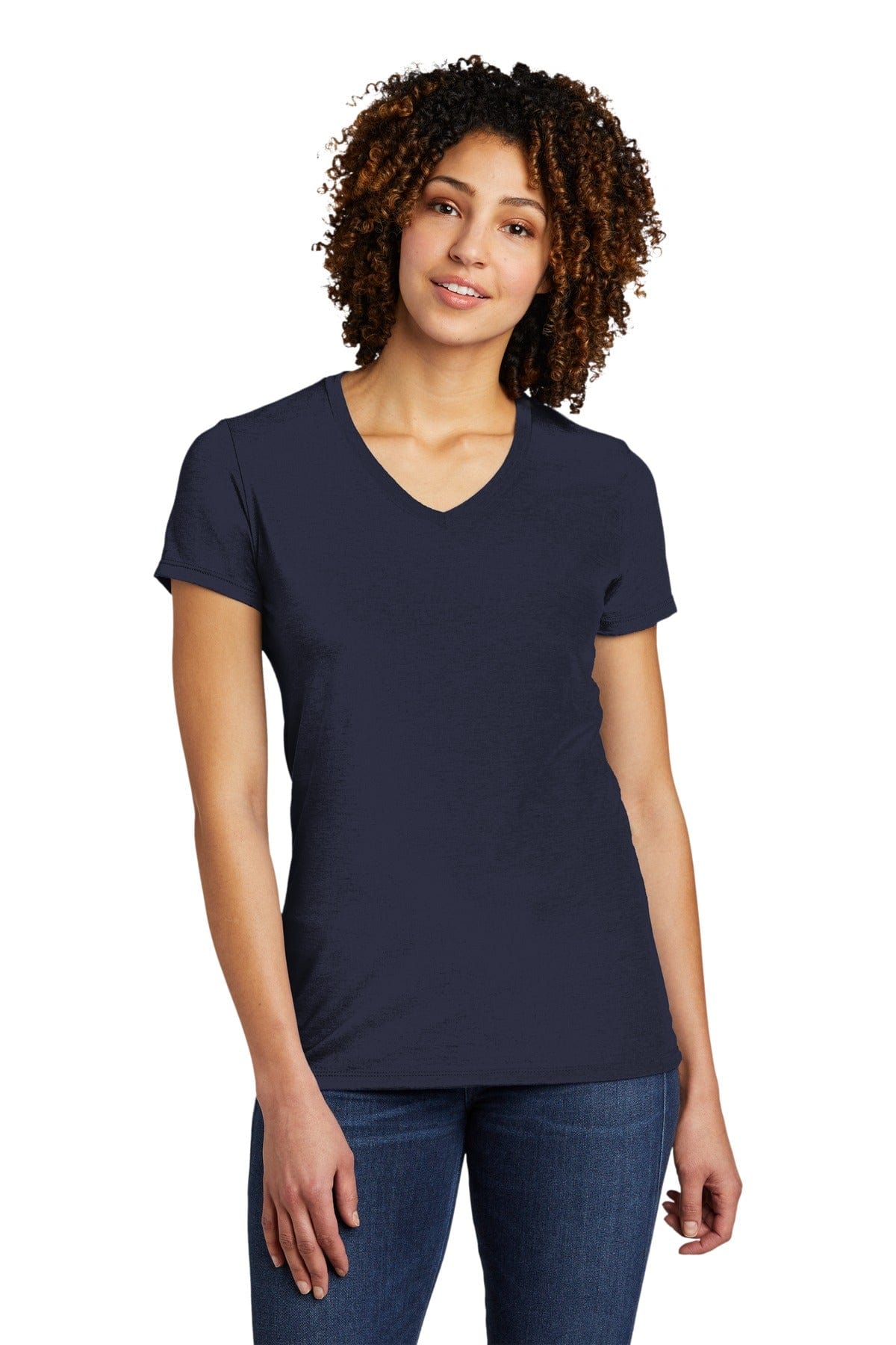 Allmade Women's Tri-Blend V-Neck Tee AL2018 in 