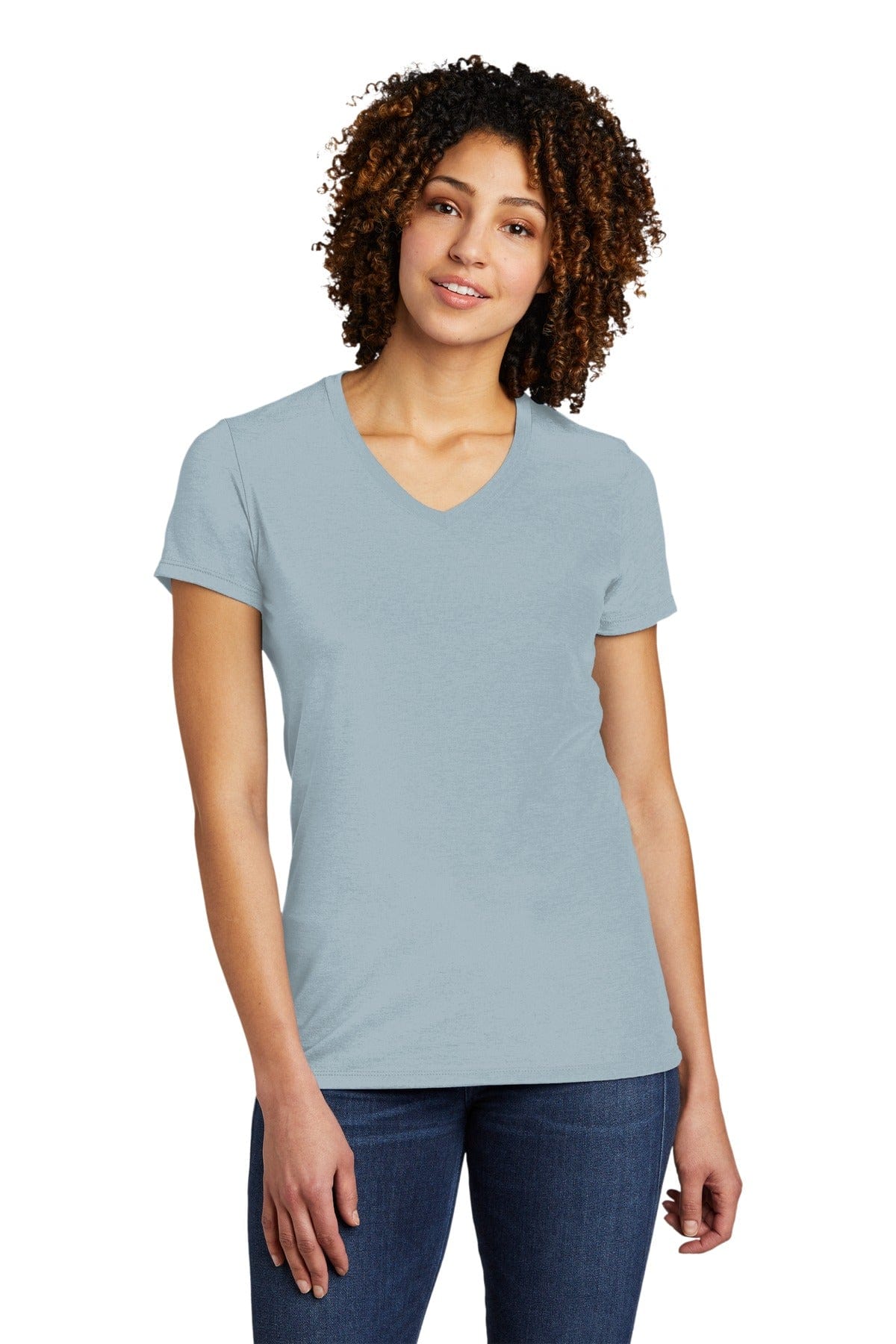 Allmade Women's Tri-Blend V-Neck Tee AL2018 in 