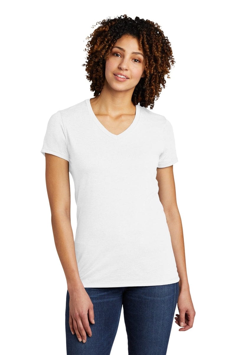 Allmade Women's Tri-Blend V-Neck Tee AL2018 in 