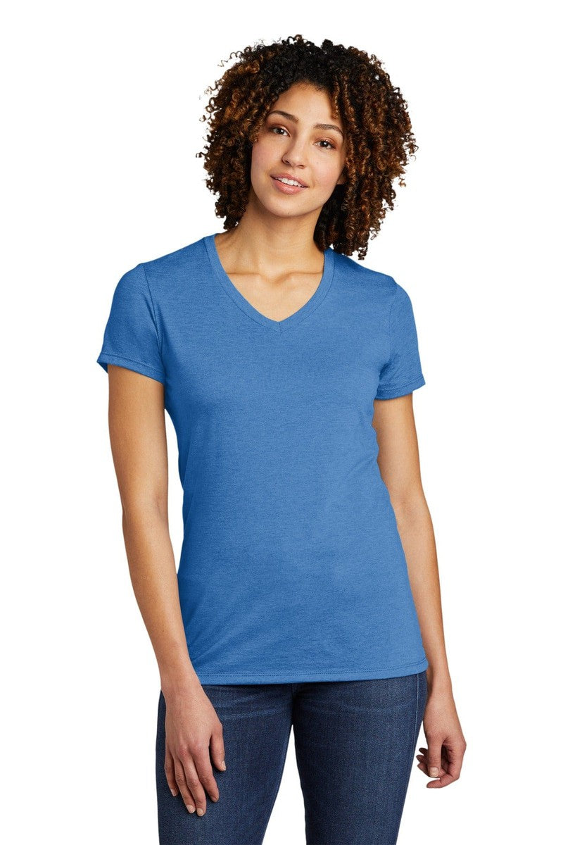 Allmade Women's Tri-Blend V-Neck Tee AL2018 in 
