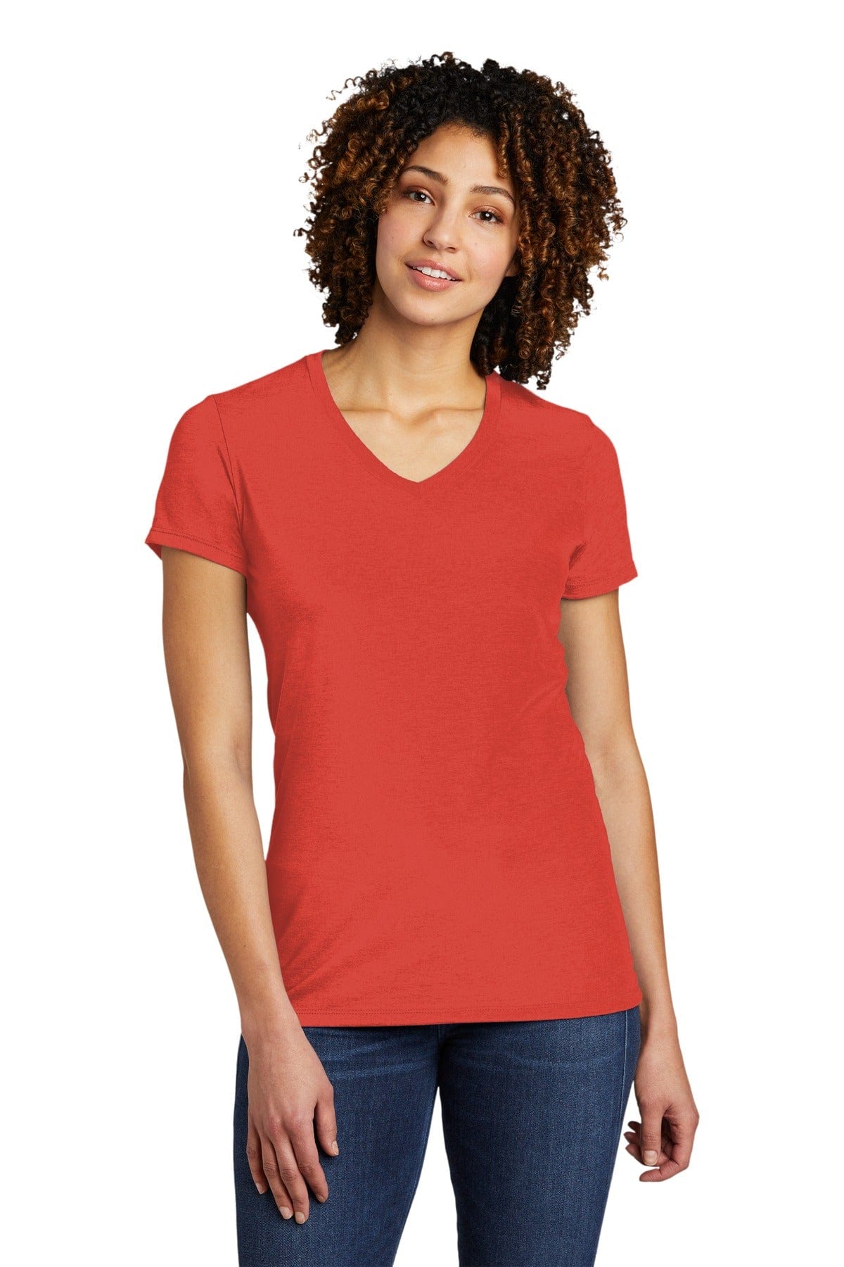 Allmade Women's Tri-Blend V-Neck Tee AL2018 in 