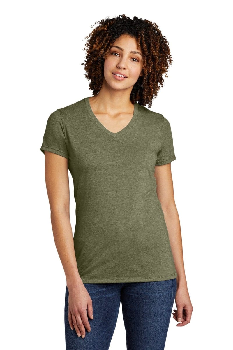Allmade Women's Tri-Blend V-Neck Tee AL2018 in 