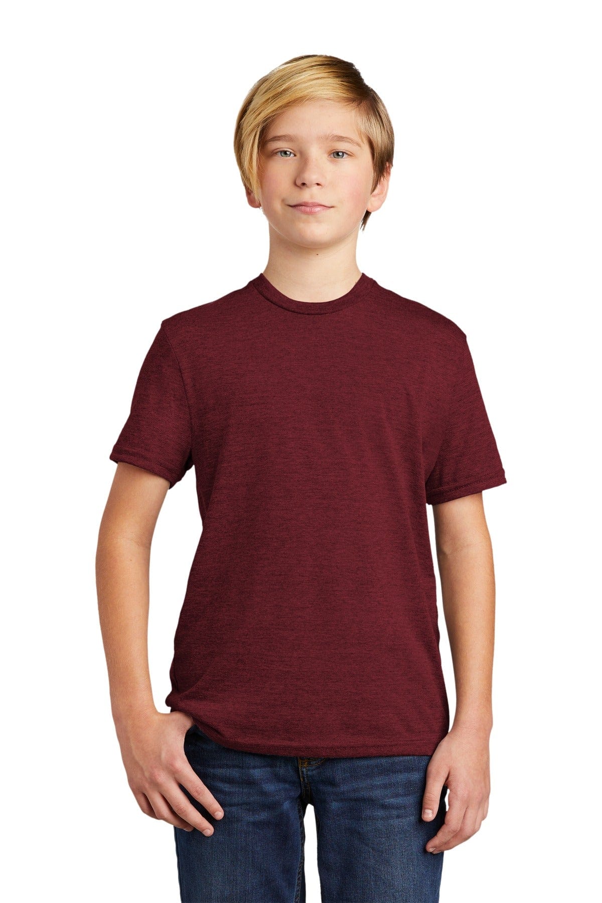 Allmade Youth Tri-Blend Tee AL207 in Vino Red