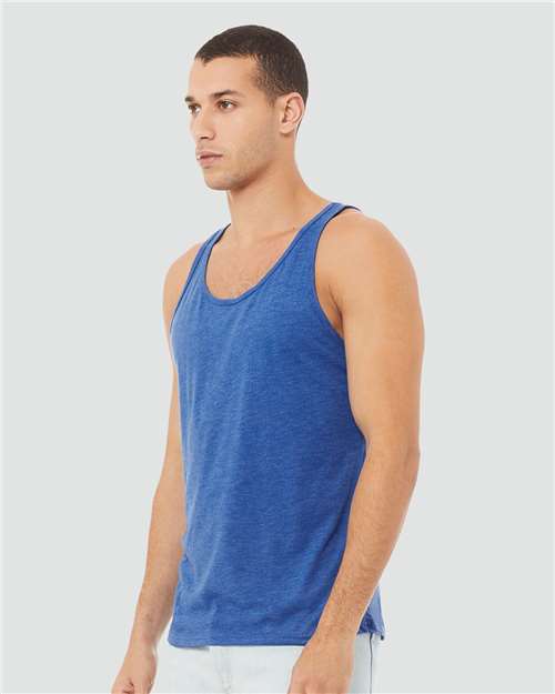 BC3484 Unisex Triblend Tank in 