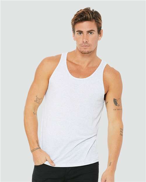 BC3484 Unisex Triblend Tank in 
