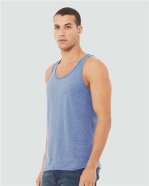 BC3484 Unisex Triblend Tank in 