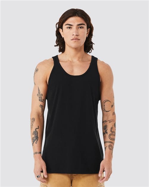 BC3484 Unisex Triblend Tank in 