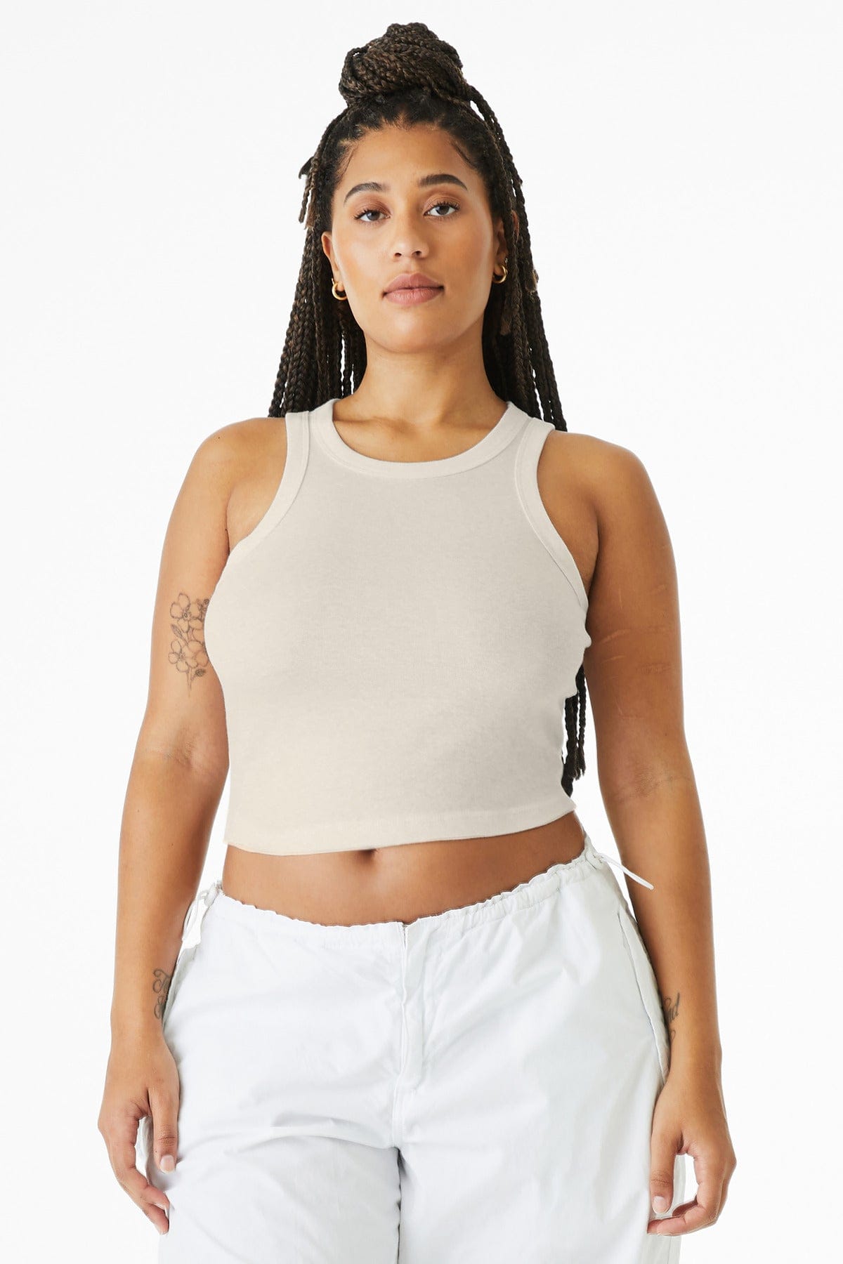 BELLA+CANVAS Women's Micro Rib Racer Tank 1019 in 