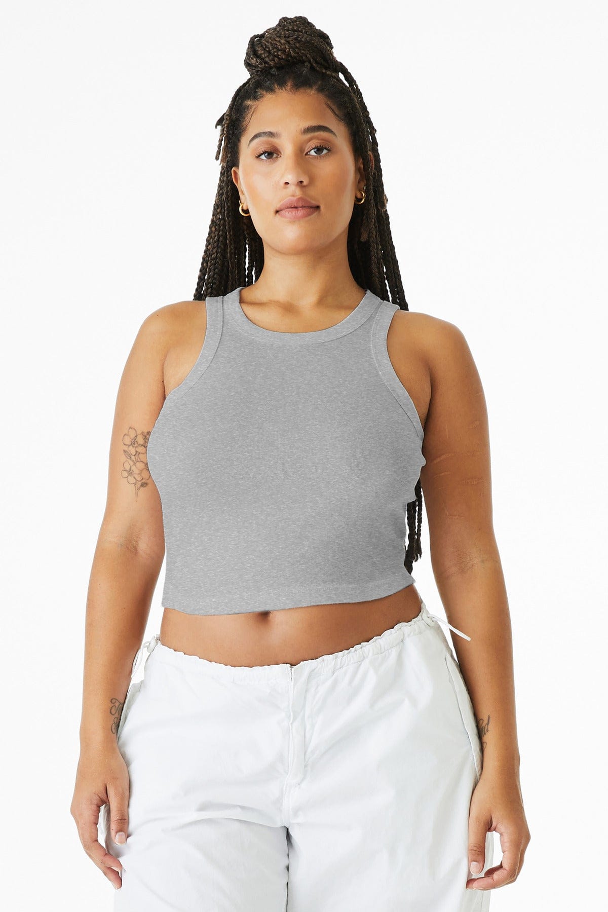 BELLA+CANVAS Women's Micro Rib Racer Tank 1019 in 
