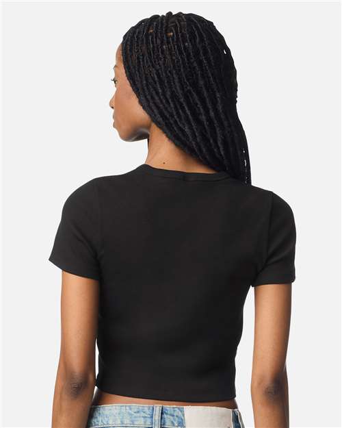 BR210 Women's Baby Rib Cropped Tee in 