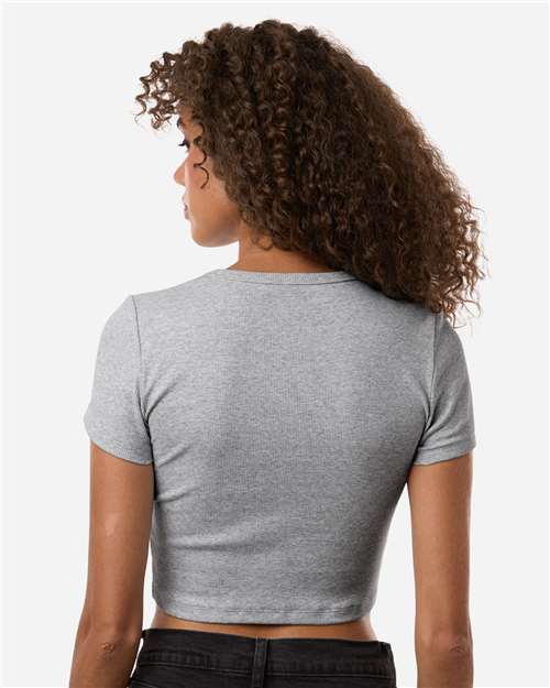 BR210 Women's Baby Rib Cropped Tee in 