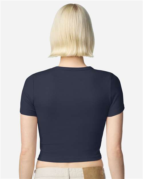 BR210 Women's Baby Rib Cropped Tee in 