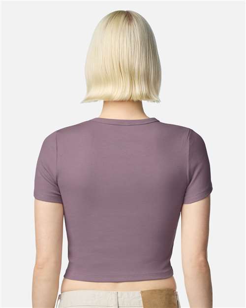 BR210 Women's Baby Rib Cropped Tee in 