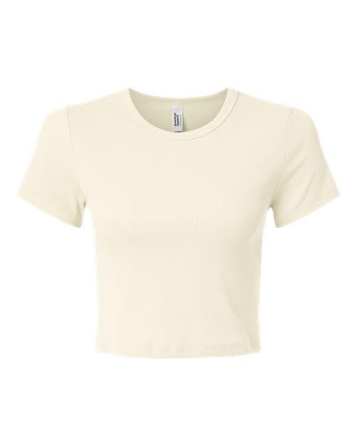 BR210 Women's Baby Rib Cropped Tee in 