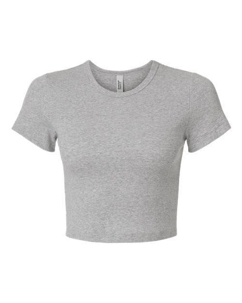BR210 Women's Baby Rib Cropped Tee in 