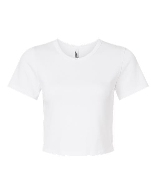 BR210 Women's Baby Rib Cropped Tee in 