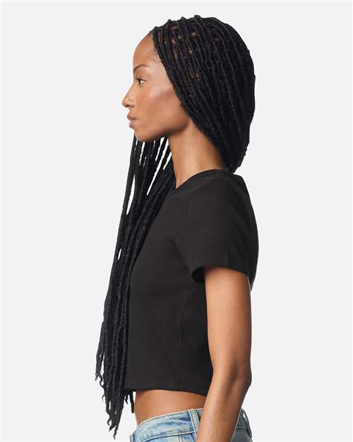 BR210 Women's Baby Rib Cropped Tee in 
