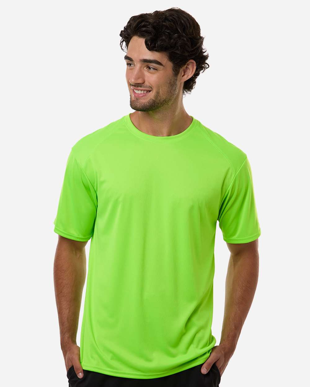 Badger 4120 Men's B-Core Sport Shoulders T-Shirt in 
