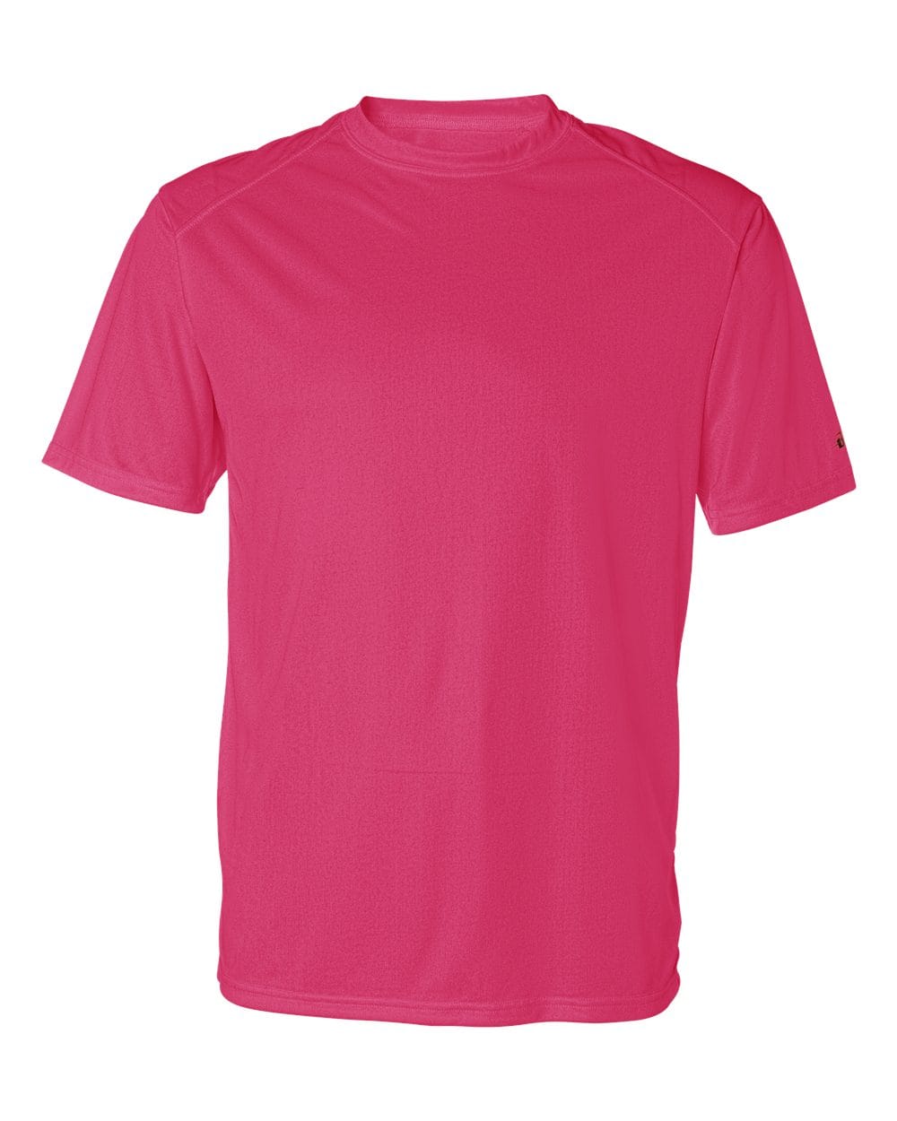 Badger 4120 Men's B-Core Sport Shoulders T-Shirt in Hot Coral