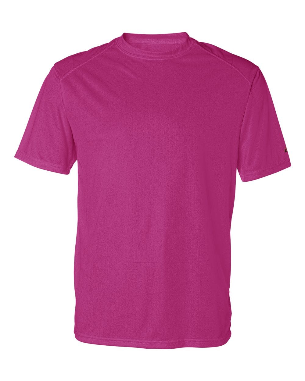 Badger 4120 Men's B-Core Sport Shoulders T-Shirt in Hot Pink