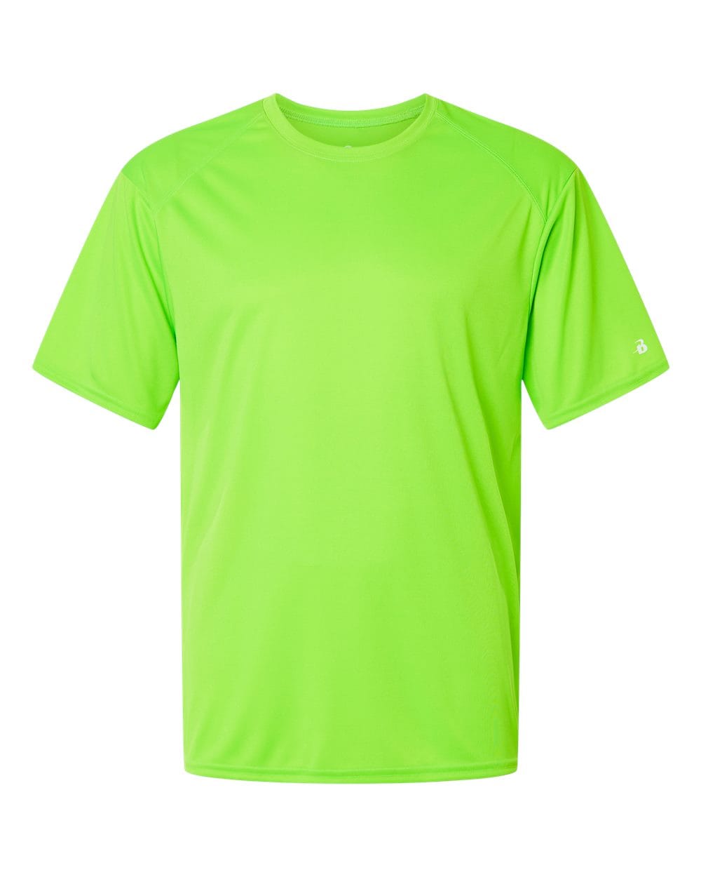 Badger 4120 Men's B-Core Sport Shoulders T-Shirt in Lime