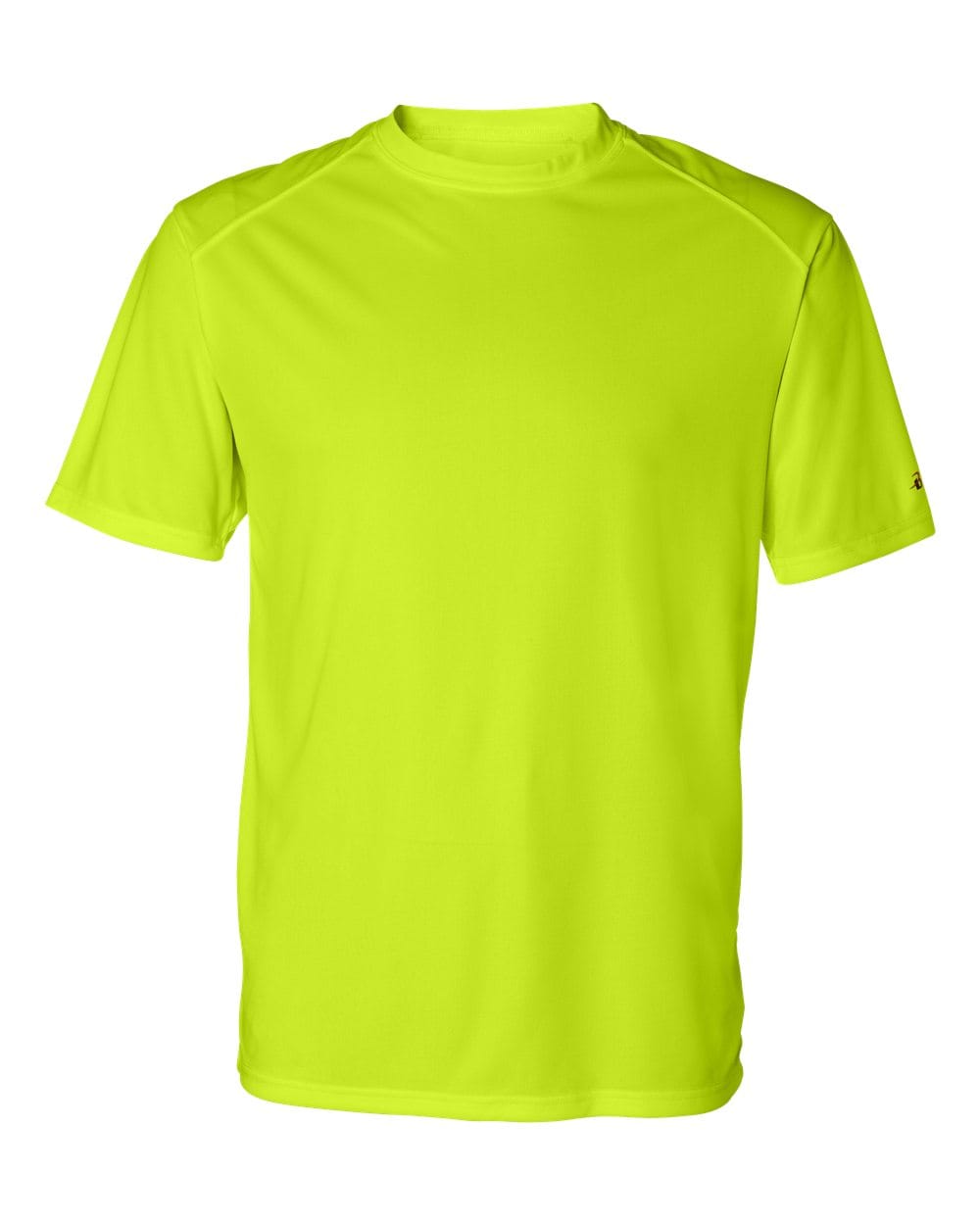 Badger 4120 Men's B-Core Sport Shoulders T-Shirt in Safety Yellow
