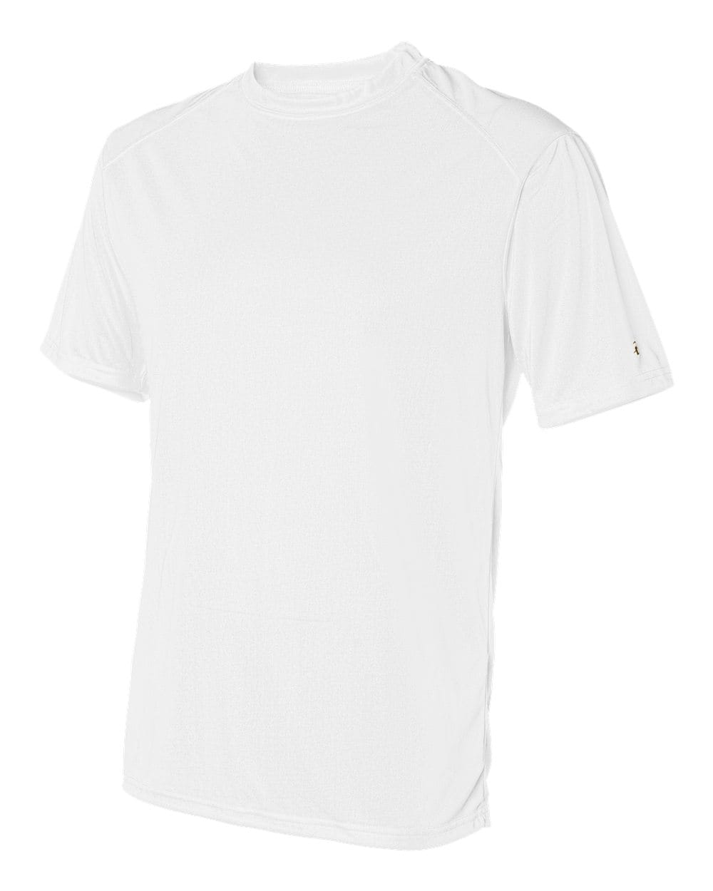 Badger 4120 Men's B-Core Sport Shoulders T-Shirt in White