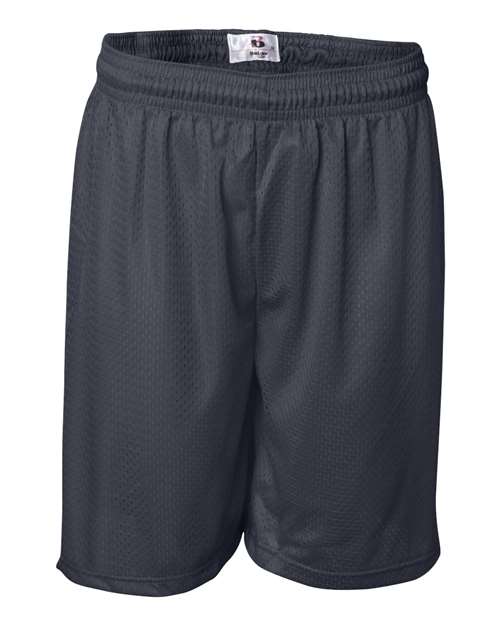 Badger 7207 Men's Pro Mesh 7" Shorts in Navy