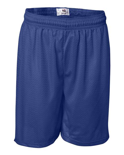 Badger 7207 Men's Pro Mesh 7" Shorts in Royal