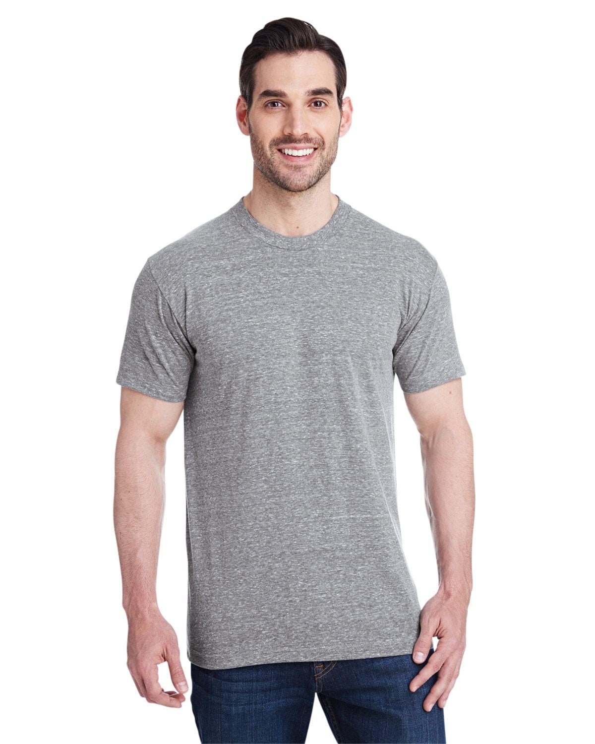 Bayside 5710: Unisex Triblend T-Shirt in Tri Athletic Gry