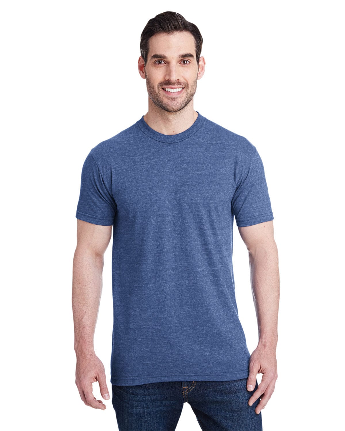 Bayside 5710: Unisex Triblend T-Shirt in Tri Denim