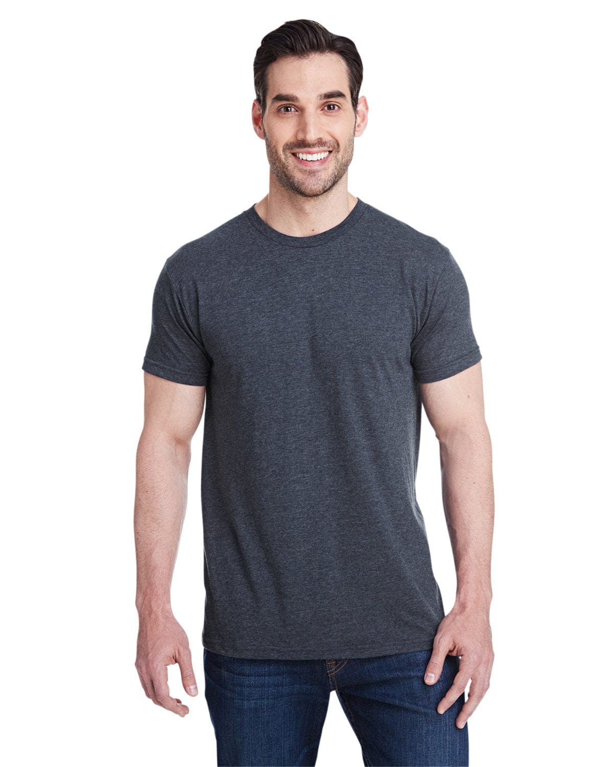 Bayside 5710: Unisex Triblend T-Shirt in Tri Navy