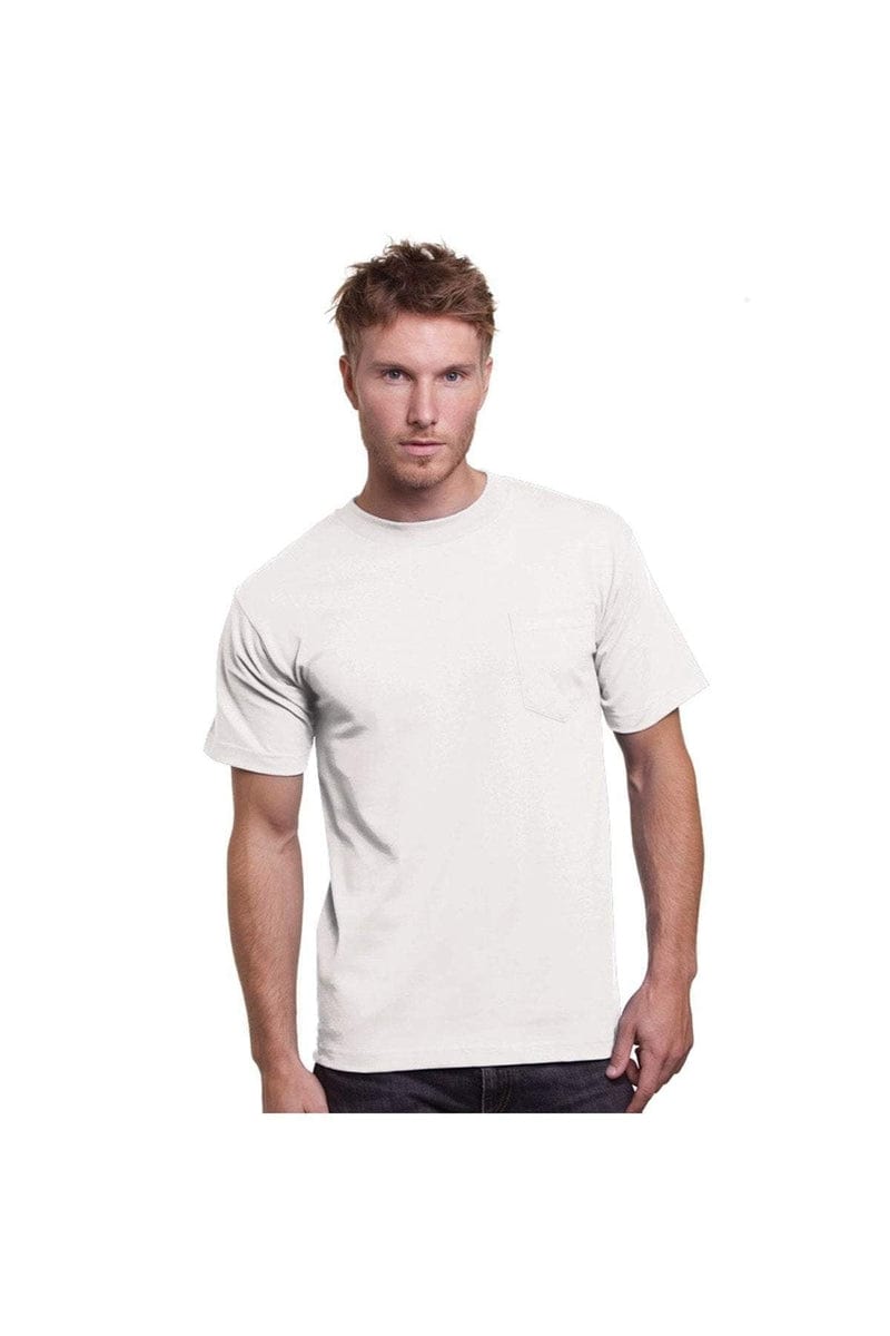 Bayside BA3015: Adult 6.1 oz., Cotton Pocket T-Shirt