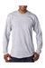 Bayside BA6100: Adult 6.1 oz., 100% Cotton Long Sleeve T-Shirt