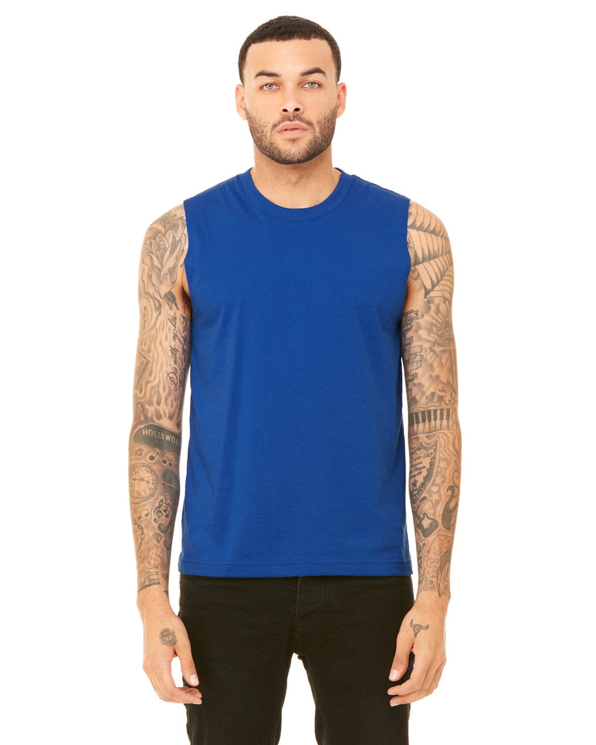 Bella Canvas 3483: Unisex Jersey Muscle Tank in True Royal