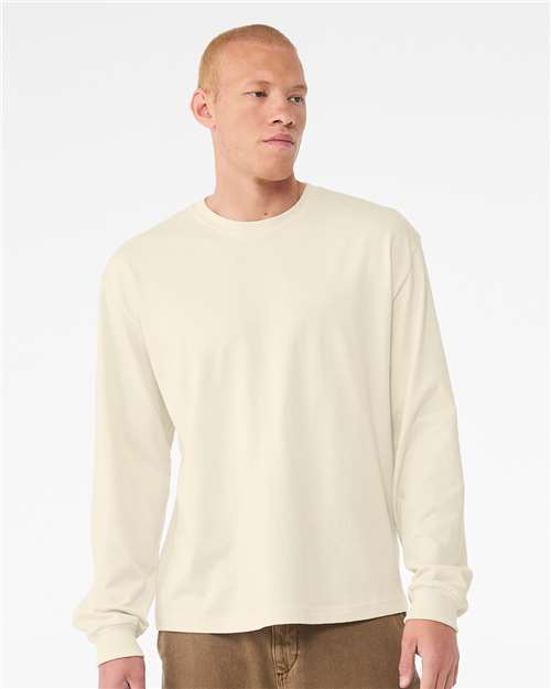 Bella Canvas 3511 6 oz. Heavyweight Long Sleeve Tee in Natural