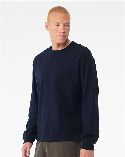 Bella Canvas 3511 6 oz. Heavyweight Long Sleeve Tee in Navy