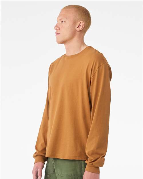 Bella Canvas 3511 6 oz. Heavyweight Long Sleeve Tee in Toast