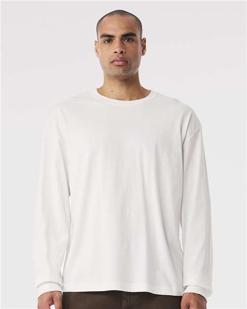 Bella Canvas 3511 6 oz. Heavyweight Long Sleeve Tee in Vintage White