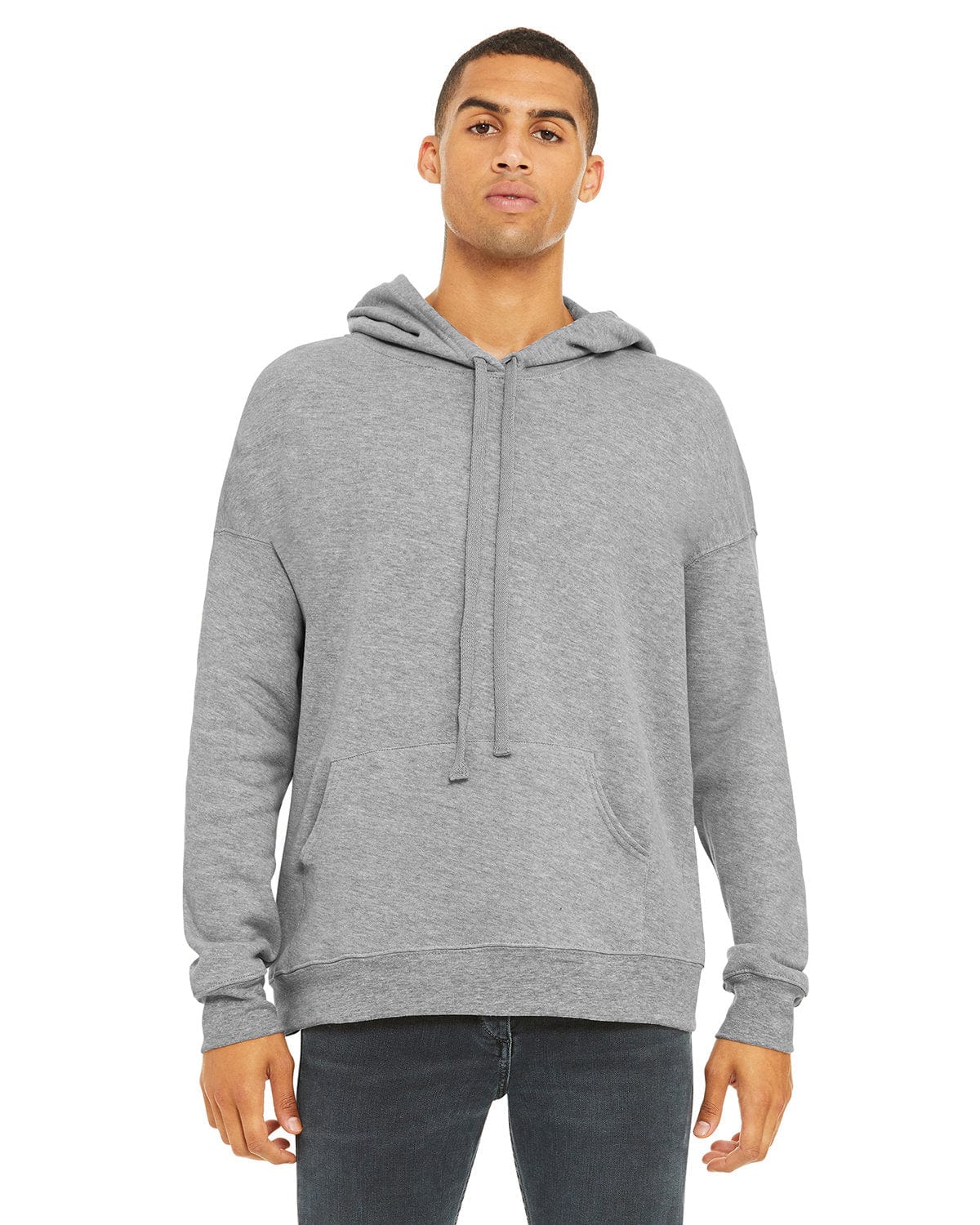 Bella Canvas 3729: Unisex Sponge Fleece Pullover DTM Hoodie in Athletic Heather
