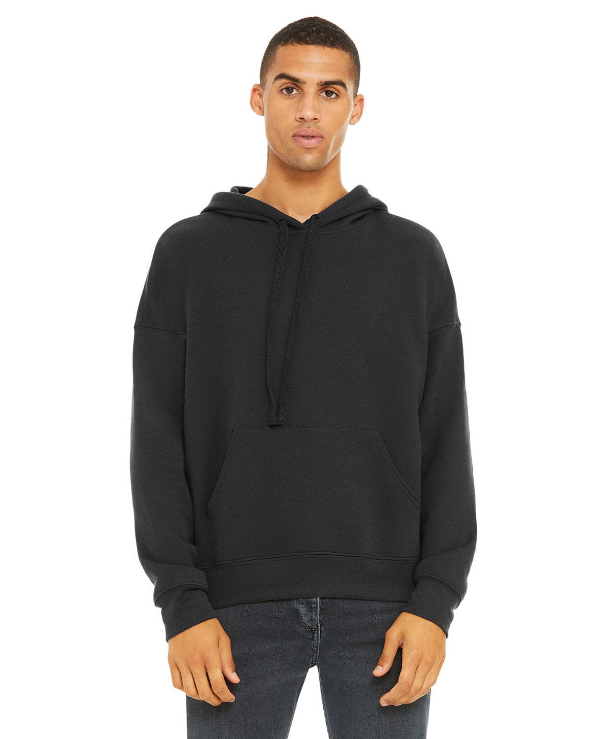 Bella Canvas 3729: Unisex Sponge Fleece Pullover DTM Hoodie in Dark Grey