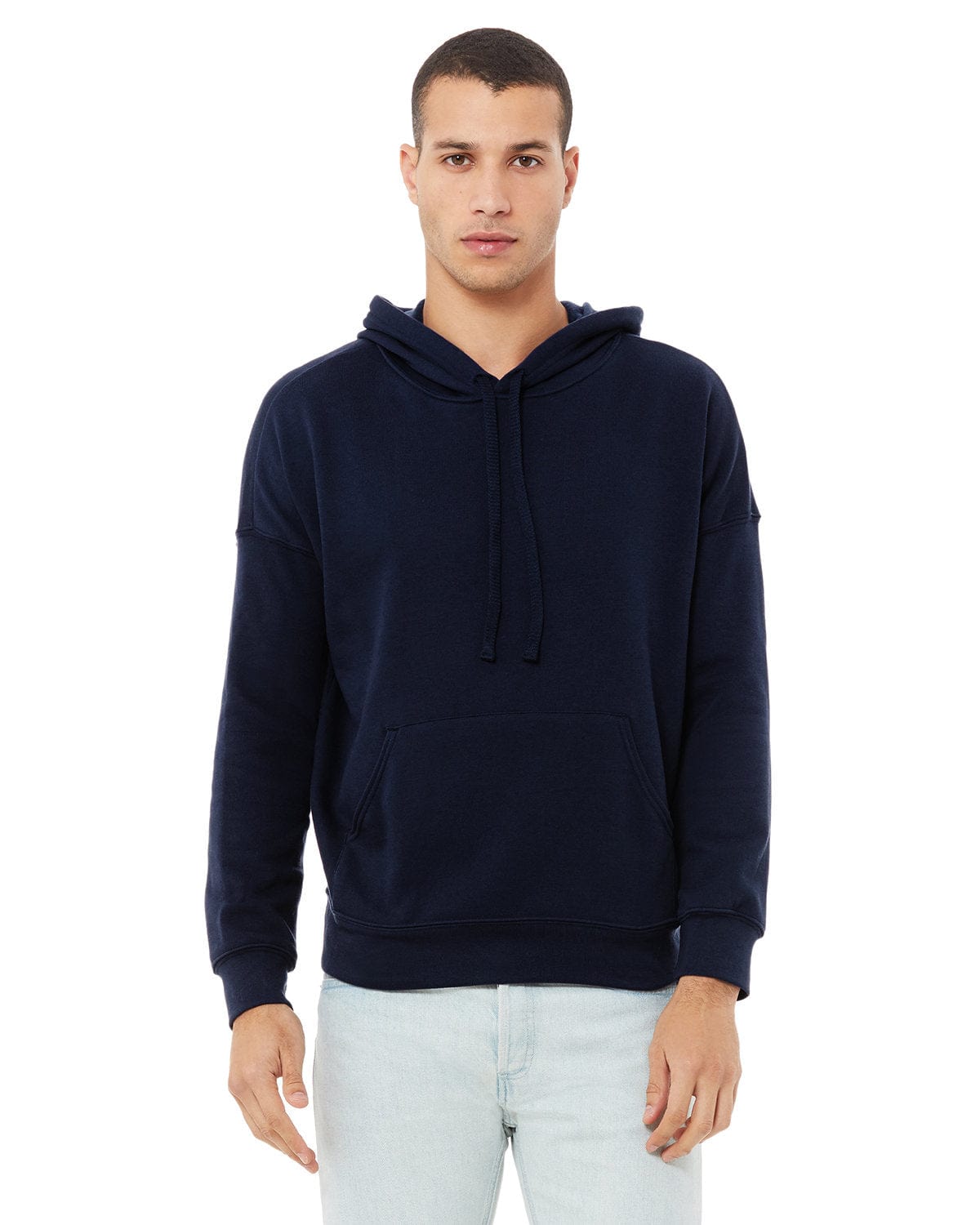 Bella Canvas 3729: Unisex Sponge Fleece Pullover DTM Hoodie in Navy