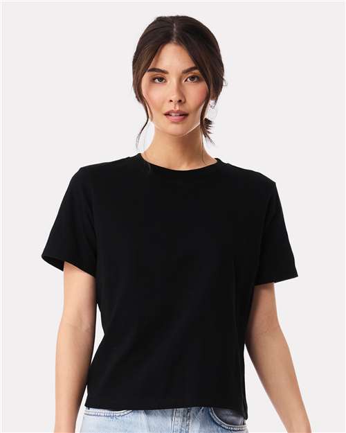 Bella Canvas 6110 Women's 6 oz Heavyweight Tee in Black
