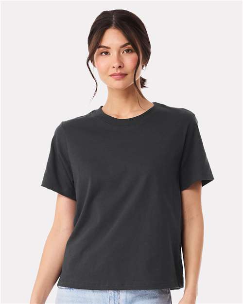 Bella Canvas 6110 Women's 6 oz Heavyweight Tee in Dark Grey