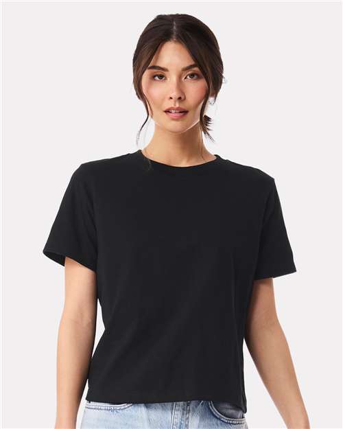 Bella Canvas 6110 Women's 6 oz Heavyweight Tee in Vintage Black