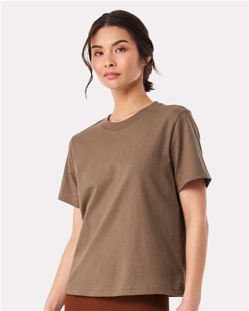 Bella Canvas 6110 Women's 6 oz Heavyweight Tee in Vintage Brown