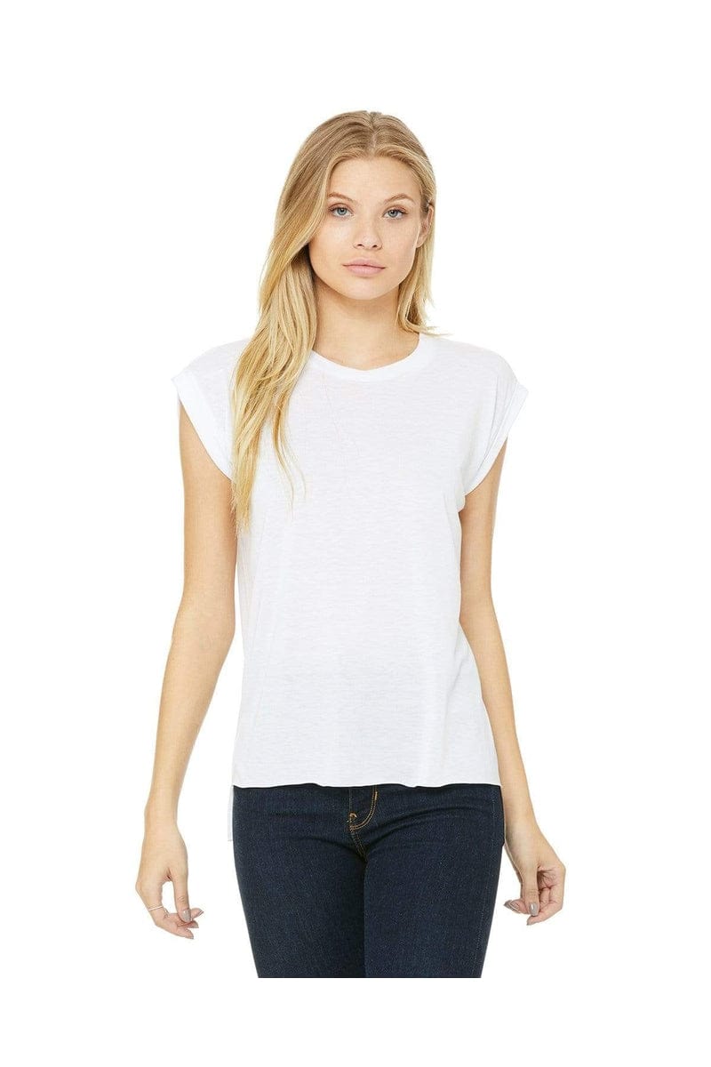 Bella + Canvas 8804: Ladies' Flowy Muscle T-Shirt in 
