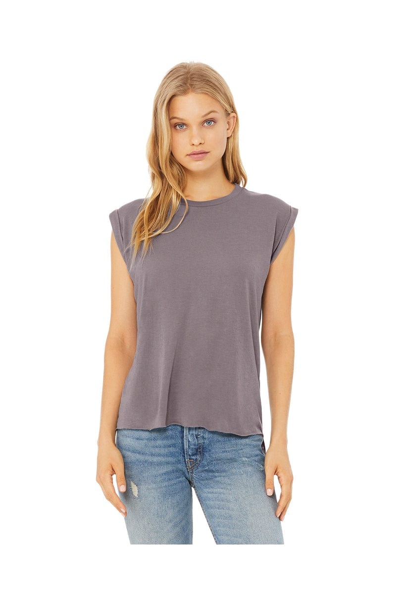 Bella + Canvas 8804: Ladies' Flowy Muscle T-Shirt in 